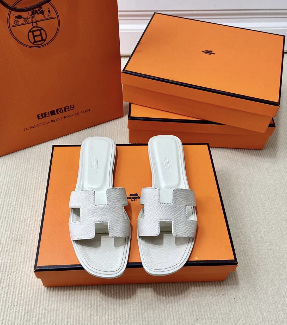 에르메스 올수공 오란 슬리퍼 샌들 앱송 71